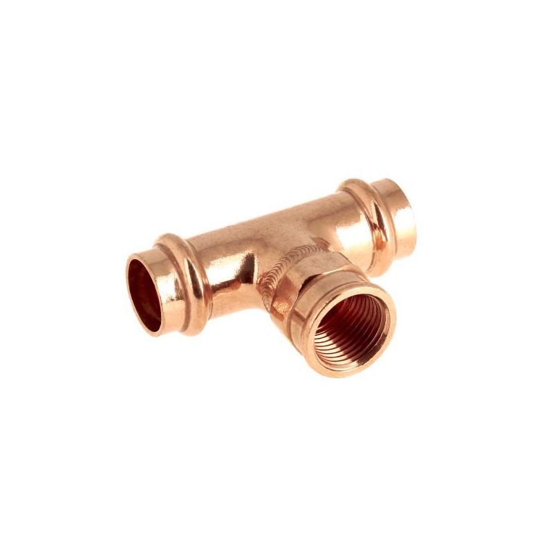 BONFIX V-press aquagas T-stuk bi.dr. 28 x 3/4" x 28 mm