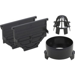 ACO House and Garden Hexaline aansluitset eindplaten en onderuitloop