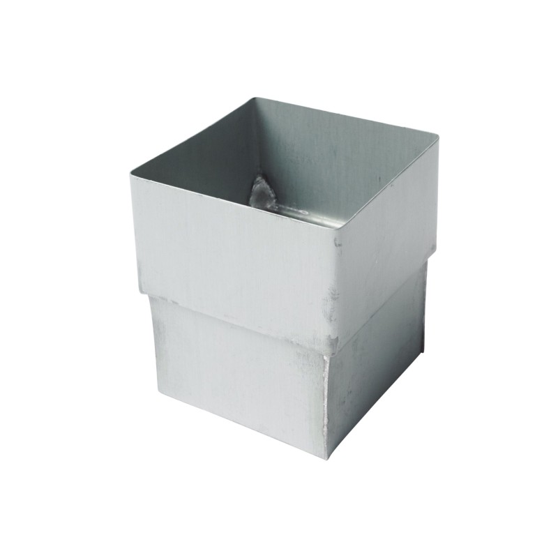 RHEINZINK prePATINA blue-grey verbindingsmof vierkant 80 x 80mm