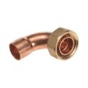 roodkoperen soldeer 2 delige koppeling 15 x 3/4 - haaks