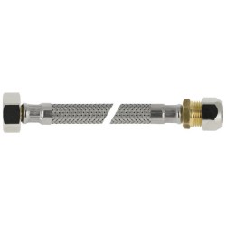 BONFIX RVS flexibele aansluitleiding 35cm 1/2" bi.x 12 mm knel