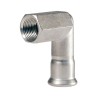 BONFIX M-press RVS-water kniekoppeling 1/2" bi.dr. x 18 mm