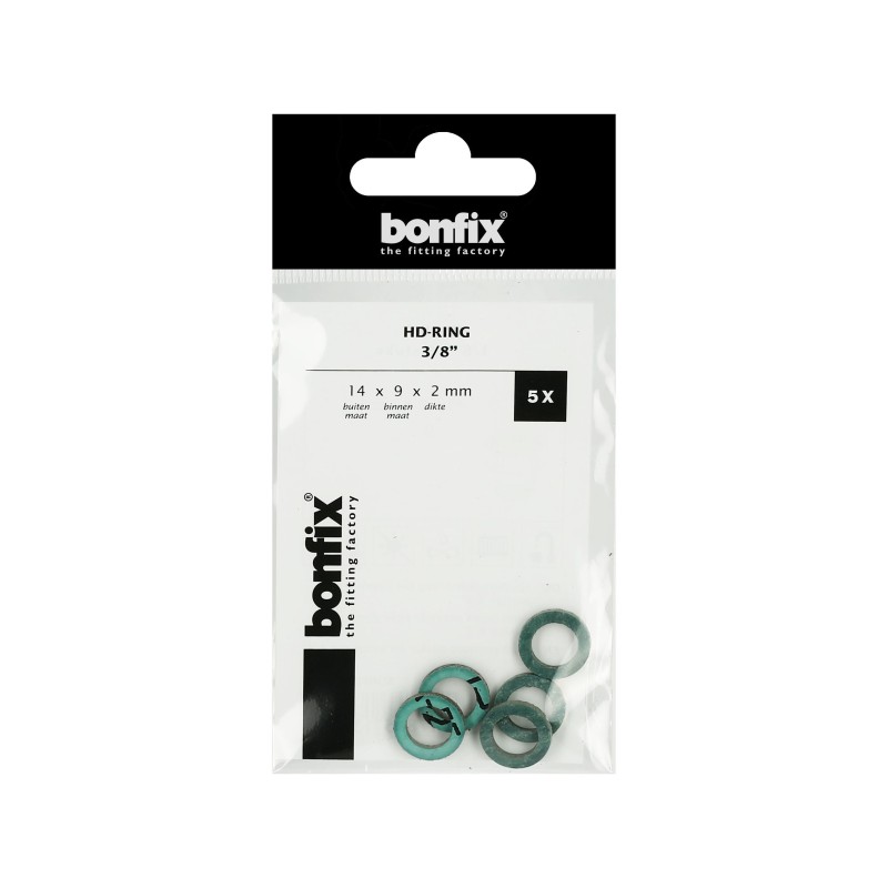 BONFIX HD-ring 3/8" (14 x 9 x 2mm) 5st