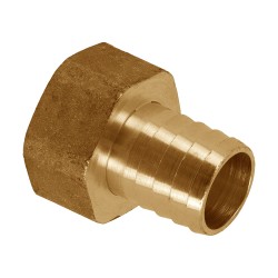 BONFIX Draad messing slangpilaar 1" binnendraad x 30 mm