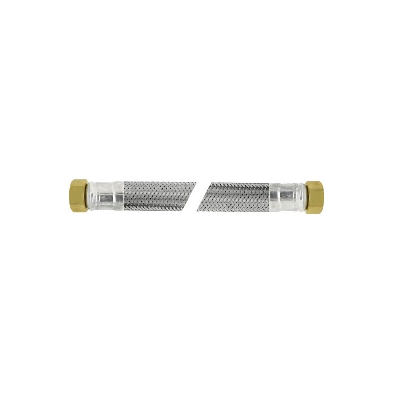 BONFIX DN20 Flexibele RVS aansluitleiding recht 3/4" x 3/4" - 160 cm.