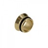 BONFIX Messing insert 12 mm vlak met O-ring