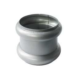 RHEINZINK prePATINA blue-grey dubbele overschuifwrong Ø80 mm