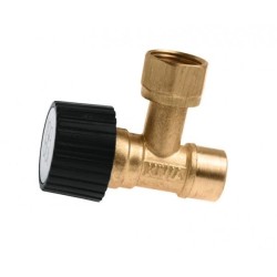 BONFIX Hoekstopkraan 3/8" x 12 mm soldeer messing
