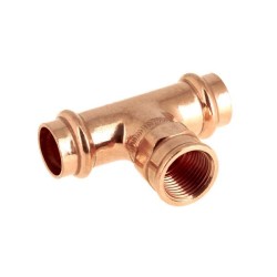 BONFIX V-press aquagas T-stuk bi.dr. 42 x 1/2" x 42 mm