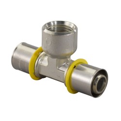 Uponor MLC-G gas pers T-stuk 20x3/4"bi x20