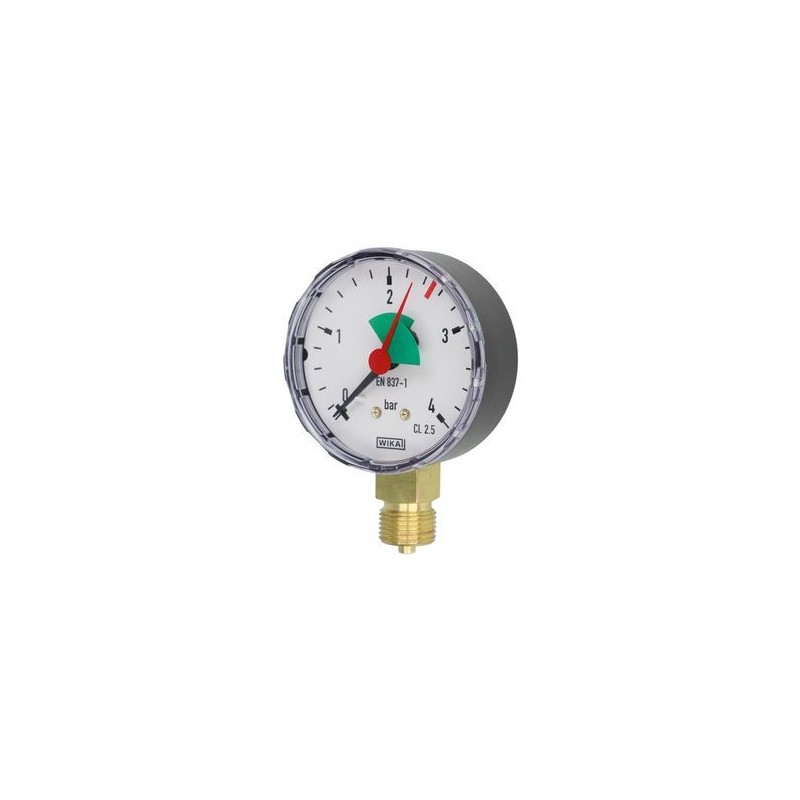 manometer Ø63mm 0-4 bar 3/8 radiaal