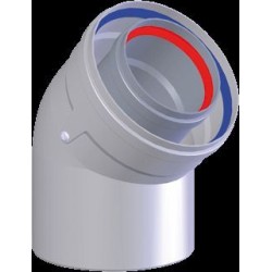 Coxstant BRL 80/125 bocht 45 gr.