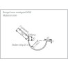 gootbeugel Klang+Lip 25x5mm 45 graden model 3 Mast 30