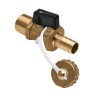 BONFIX Kogel vul- en aftapkraan 1/2" zwarte knop