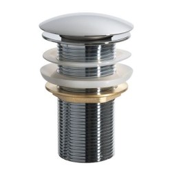 Luxe lange clickwaste 9cm 5/4" chroom