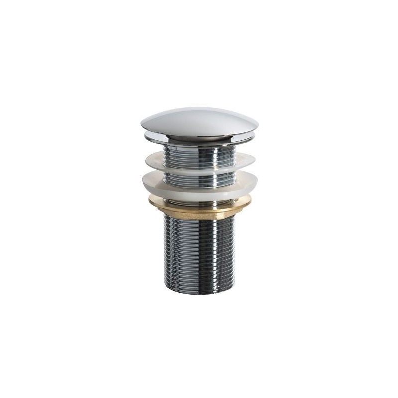 Luxe lange clickwaste 9cm 5/4" chroom