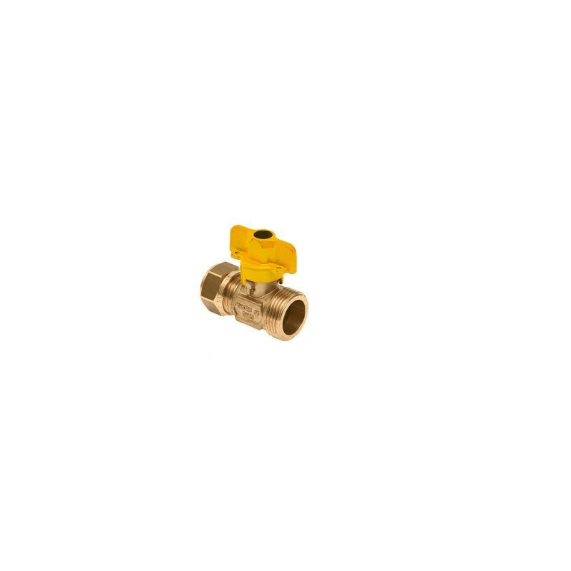 BONFIX Gaskogelkraan Knel messing 22 mm x 1" warteldraad