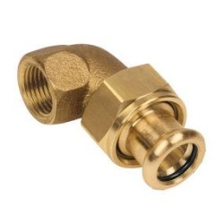 BONFIX M-press RK-water 3-delige koppeling haaks 1/2" bi. x 12 mm