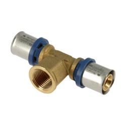 BONFIX Alu-pers T-stuk 20 x 1/2" bi.dr. x 20 mm