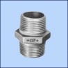 zwart malleable dubbele nippel nr.280 5/4"