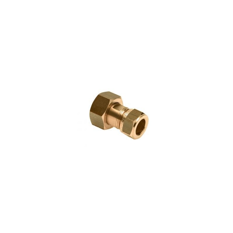 BONFIX 2-delige koppeling 3/4" wartelmoer x 15 mm knel