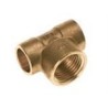 BONFIX Soldeer messing T-stuk 22 x 3/8" bi.dr. x 22 mm