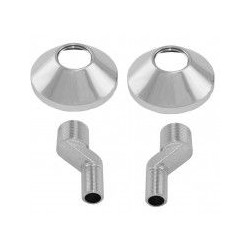 Wiesbaden S-koppelingen 3/4" x 3/8" grote sprong - 2 stuks