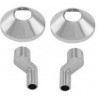 Wiesbaden S-koppelingen 3/4" x 3/8" grote sprong - 2 stuks
