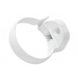 Nicoll PVC-Ti pijpbeugel m6 wit Ø80