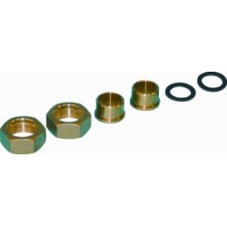 watermeterkoppeling 3dlg 3/4"x15mm