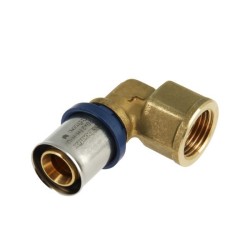 BONFIX Alu-pers kniekoppeling 3/4" bi.dr. x 20 mm
