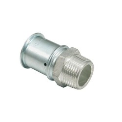 MultiTubo Persfitting G2 metaal vertind puntstuk 16 x 1/2" bu.dr.