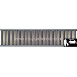ACO sleufrooster Antraciet L1000mm