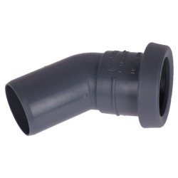 Pipelife TopFit bocht 50 mm 45gr. Mof/Spie grijs