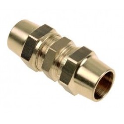 BONFIX BELGAS knel messing rechte koppeling 28 x 28 mm