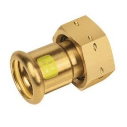 BONFIX M-press RK-gas 2-delige koppeling 22 mm vlak dichtend
