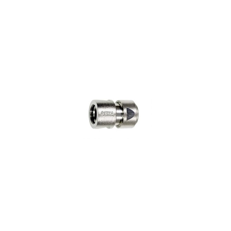 Geka Plus - nikkel - slangaansluiting 5/8 zonder waterstop 702X