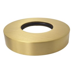UniMatch sifon rozet 32 mm x 65 mm geborsteld messing