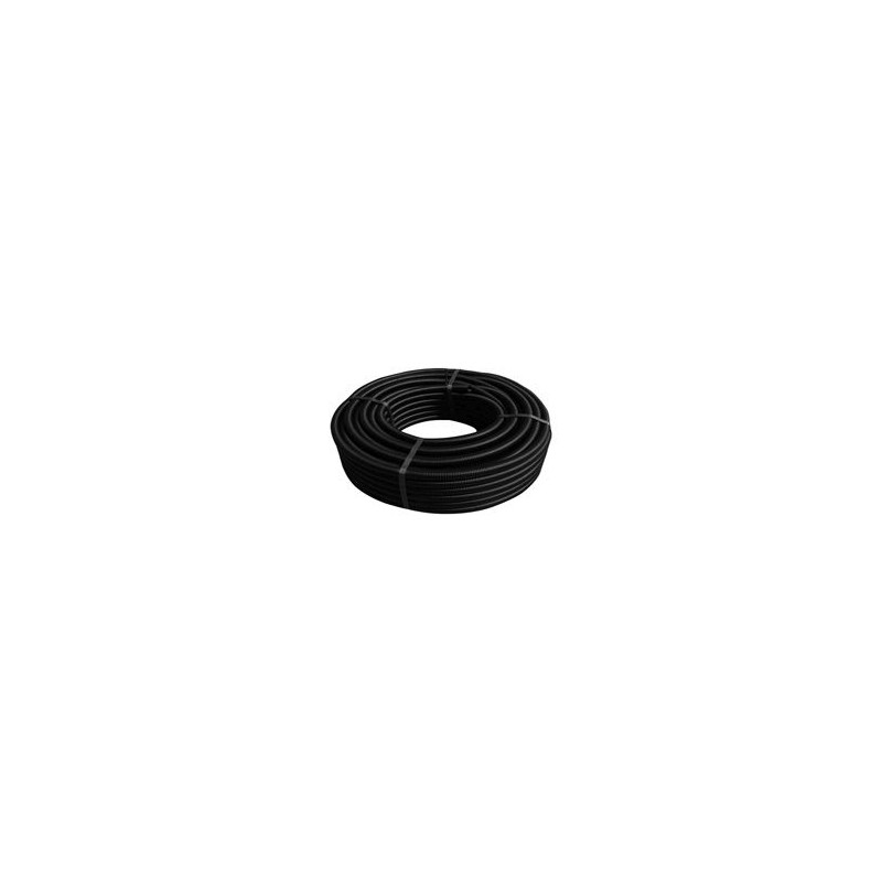 flexibele mantelbuis DN16 (BU 21 mm) zwart - rol a 50 mtr.