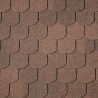 IKO shingle Superglass Biber Dual Brown (07 ) - 2,00 m2