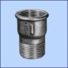 zwart malleable soknippel nr.529a 1/2"