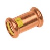 BONFIX M-press RK-gas rechte koppeling 22 x 22 mm