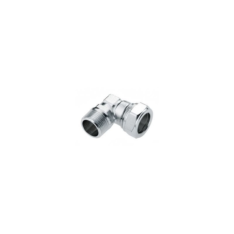BONFIX Knel vertinde kniekoppeling 3/8" bu.dr. x 12 mm  