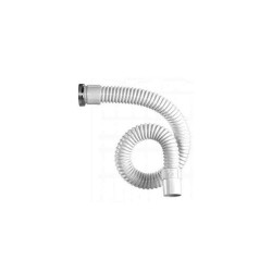 Akatherm aansluitslang flexibel wit 11/2" x 40 met messing wartel