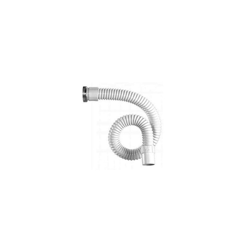 Akatherm aansluitslang flexibel wit 11/2" x 40 met messing wartel