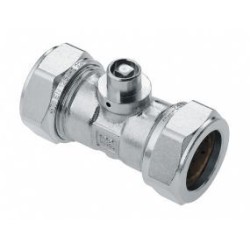 BONFIX Knel vertinde rechte koppeling met ontluchting 15x15 mm