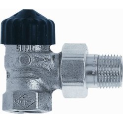 Heimeier thermostatische kraan 1/2" Haaks