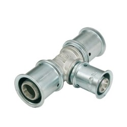 MultiTubo Persfitting G2 metaal vertind T-stuk 20 x 20 x 20 mm