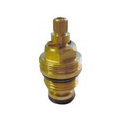Kraanspindel 1/2" messing