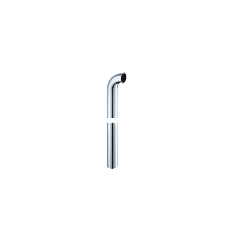 vloerbuis 6/4"x 580 mm, chroom